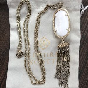 Kendra Scott Rayne Necklace in White Pearl